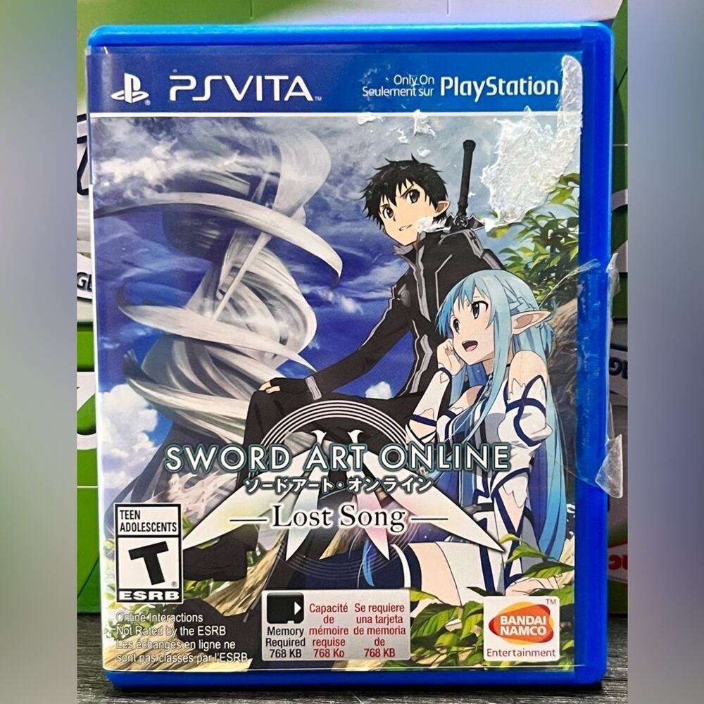 PS Vita Sword Art Online Lost Song for PlayStation PS Vita in Like New Condition